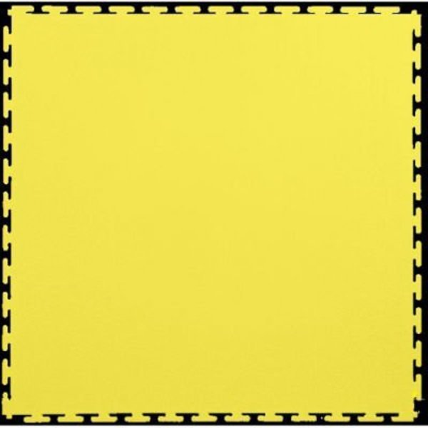 Lock-Tile Lock-TileÂ PVC Floor Tiles, , 19.5x19.5", Textured, Yellow SM007